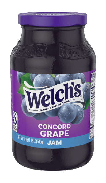 concord grape jam jar